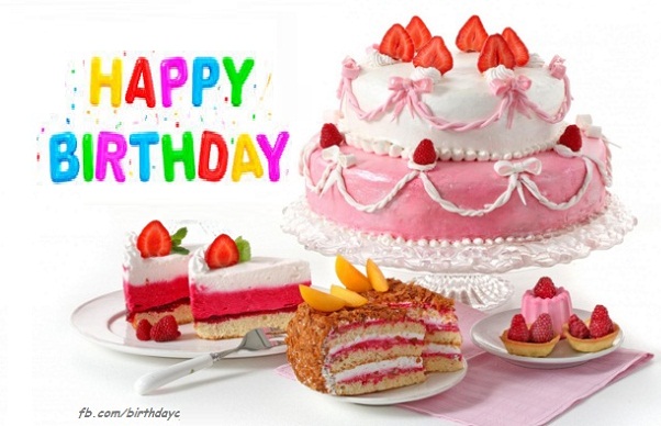 Beautiful cake and birthday cards