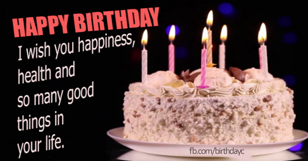 Cake waxed birthday picture greeting message