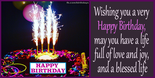 Birthday wish cards