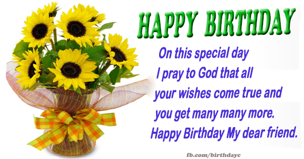 Friend birthday greeting card