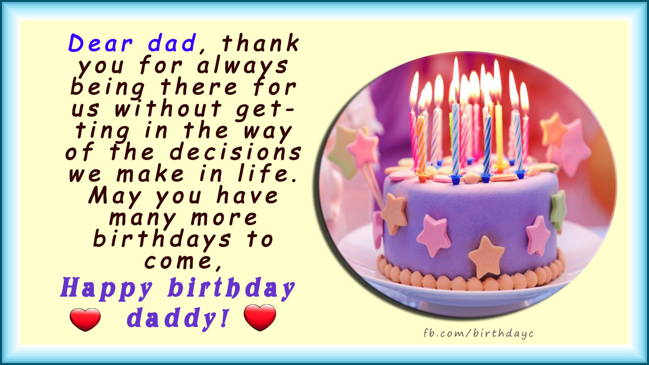 Happy Birthday Dad Quote