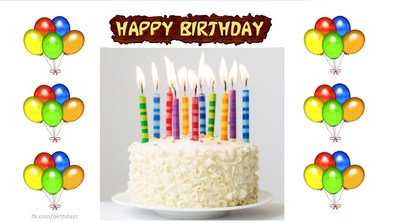 Happy Birthday Cake candles images
