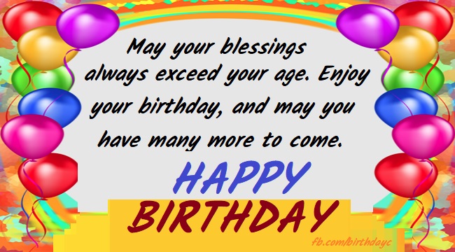 Birthday greeting card and balloons