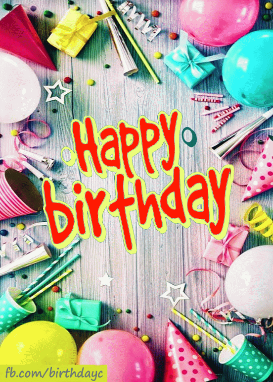 Happy Birthday Card Gif