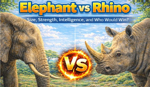 Elephant vs Rhino: Size, Strength, Intelligence, and Who Would Win?