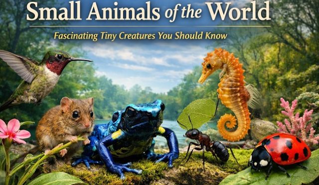 Small Animals of the World: Fascinating Tiny Creatures You Should Know
