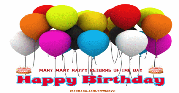 Happy Birthday Balloons Picture gif