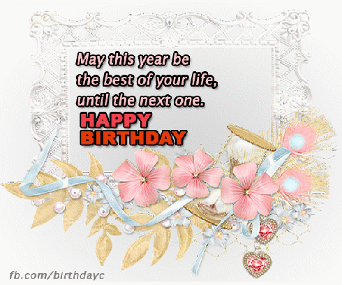 Birthday greeting image messages