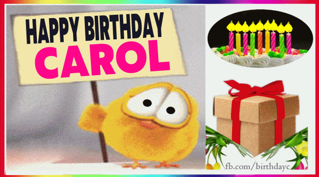 Happy Birthday Carol images