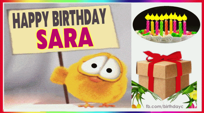 Happy Birthday Sara