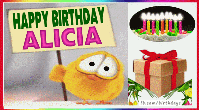 Happy Birthday Alicia