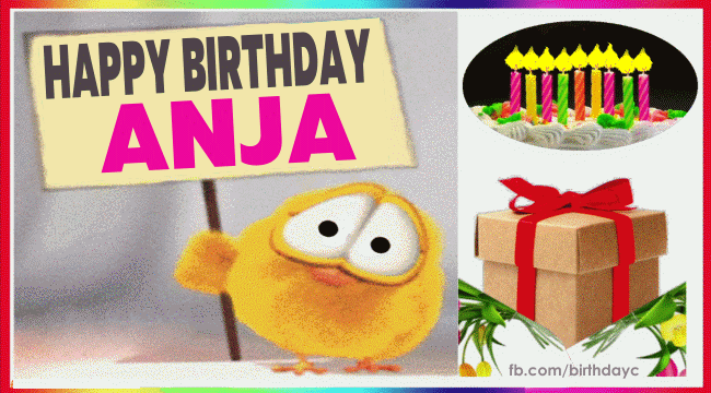Happy Birthday Anja