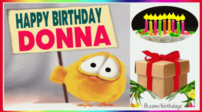 Happy Birthday Donna