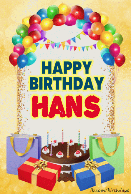 Happy Birthday Hans