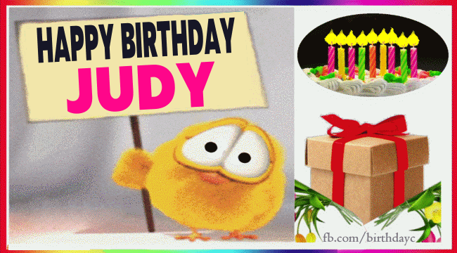 Happy Birthday Judy