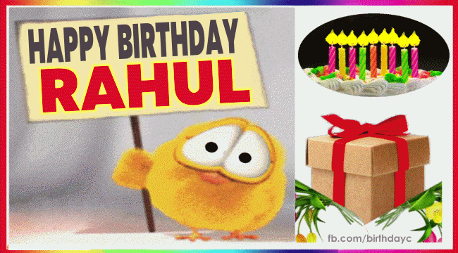 Happy Birthday rahul
