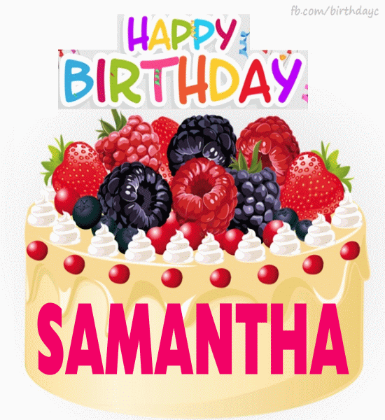 Happy Birthday Samantha