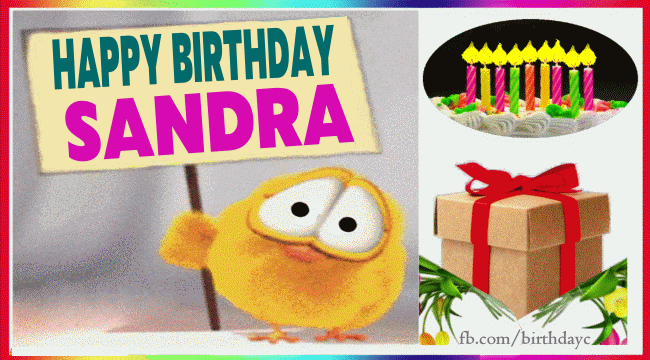 Happy Birthday Sandra