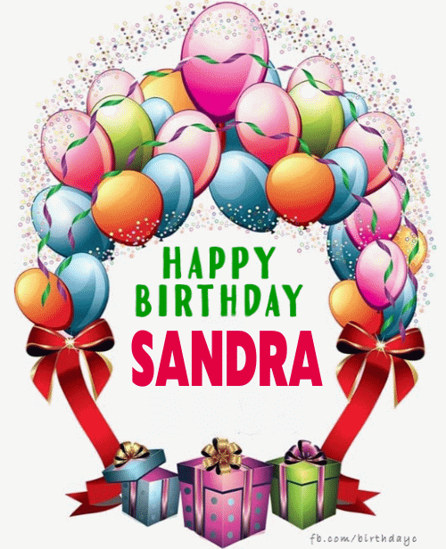 Happy Birthday Sandra