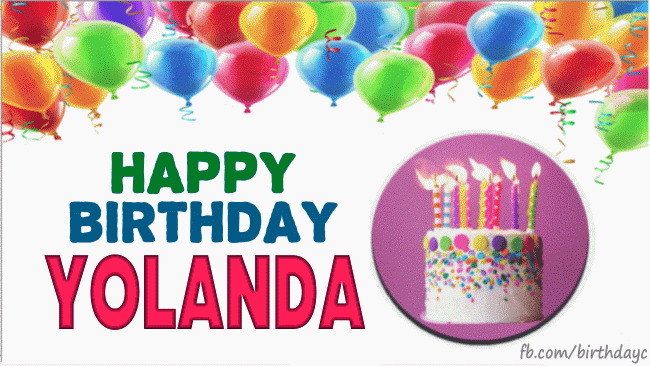 Happy Birthday YOLANDA