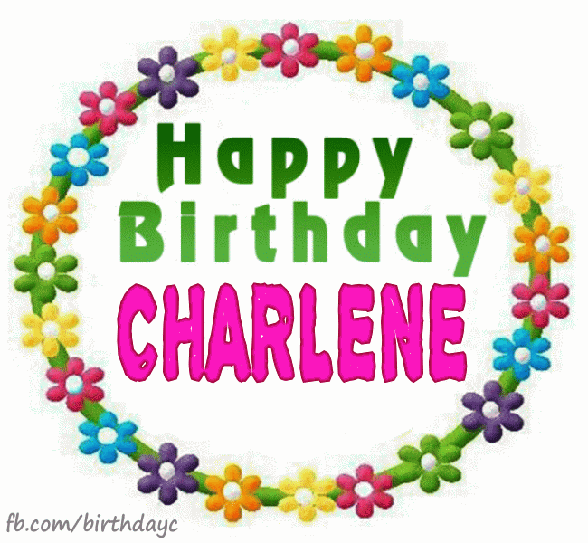 Happy Birthday Charlene