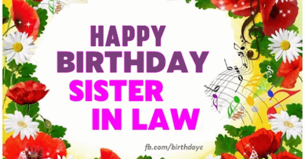 Happy Birthday Sister in law