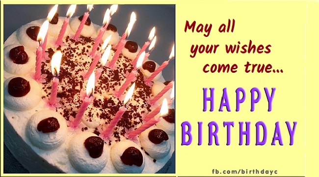 Happy Birthday Wishes Card image