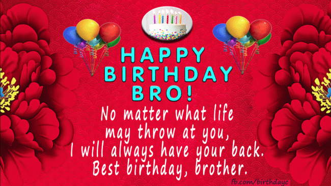 Happy Birthday Bro