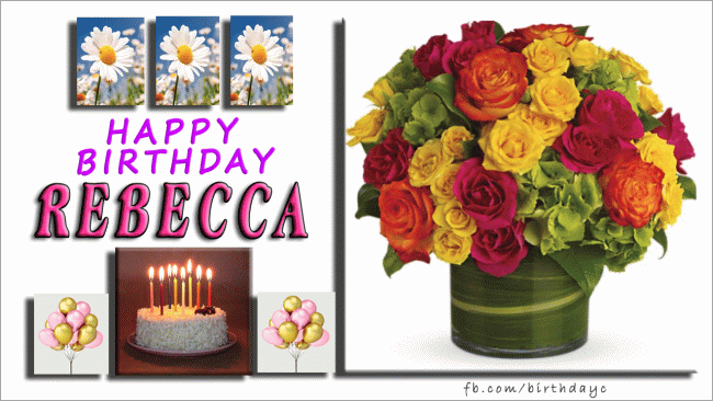 Happy Birthday Rebecca