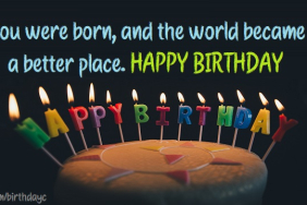 birthday wish card