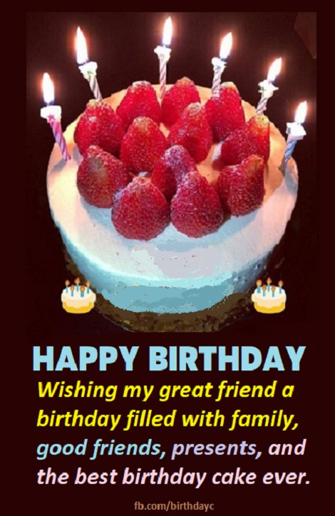 HAPPY BIRTHDAY - Wishing my great friend