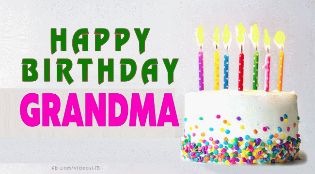 Happy Birthday GRANDMA gif