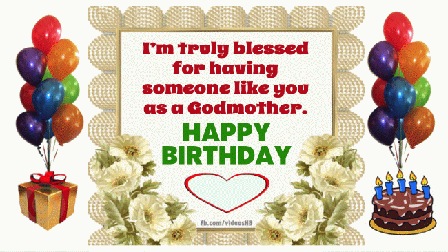 Birthday wishes for Godmother