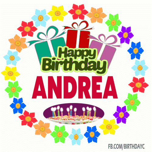 Happy Birthday Andrea