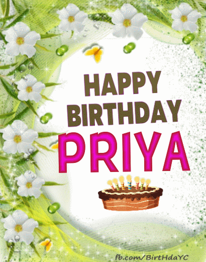 Happy Birthday Priya