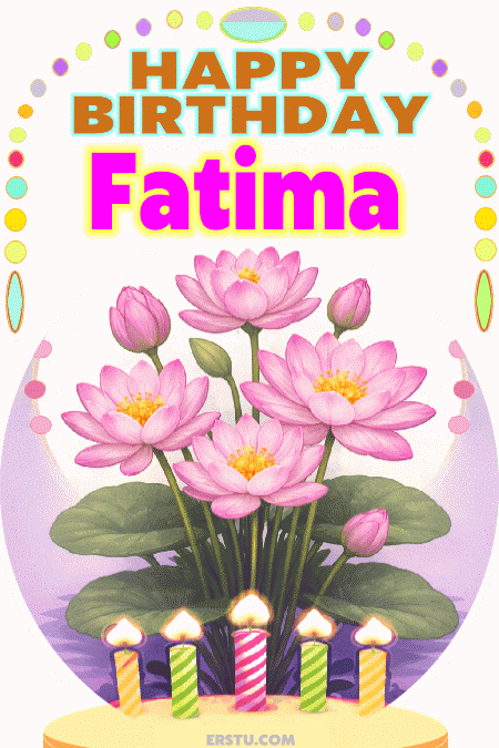 happy birthday Fatima gif