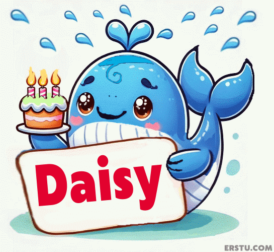 Happy Birthday Daisy Gif