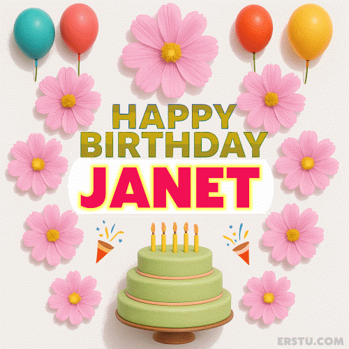 Happy Birthday Janet Gif