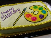 Painter's Canvas birthday card