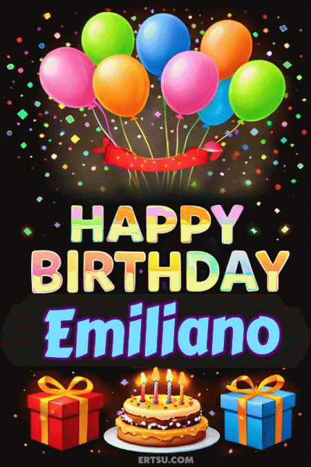 Happy Birthday Emiliano gif