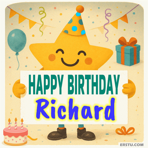 Happy Birthday Richard gif