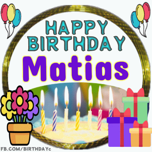 Happy Birthday Matias gif