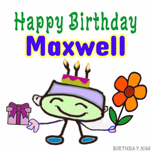 Happy Birthday Maxwell gif