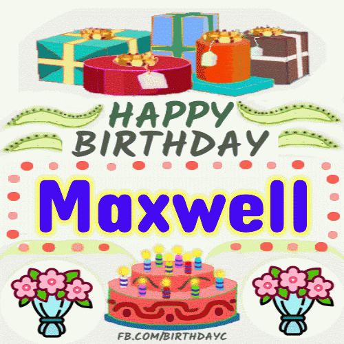 Happy Birthday Maxwell gif