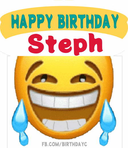 Happy birthday Steph gif