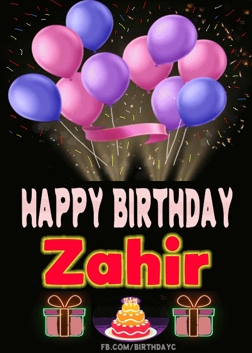 Happy Birthday Zahir GIF