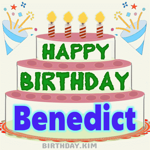 Happy Birthday Benedict gif