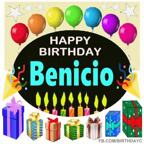 Happy Birthday Benicio gif