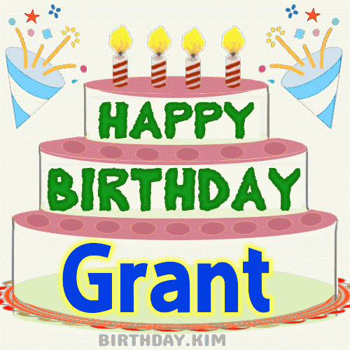 Happy Birthday Grant gif