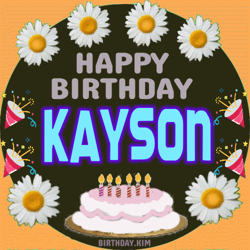 Happy Birthday Kayson gif